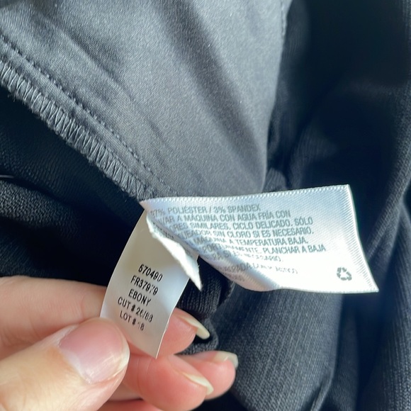 Prologue Pleated Straight Leg Ankle Trousers in Black - Picture 9 of 9